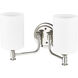 Ailey 2 Light 14.63 inch Polished Nickel Vanity Light Wall Light